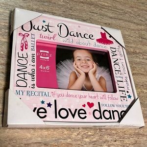 NIB Prinz Just Dance wooden picture frame